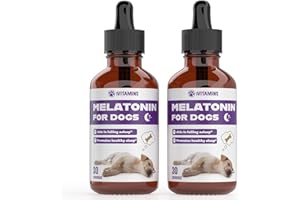 IVITAMINS Melatonin for Dogs | Dog Melatonin | Melatonin for Dogs Sleep | Sleep Aid for Dogs | Dog Sleep Aid | Dog Calming | Calming for Dogs | Dog Calming Treats | Dog Anxiety Relief | (2 Pack)