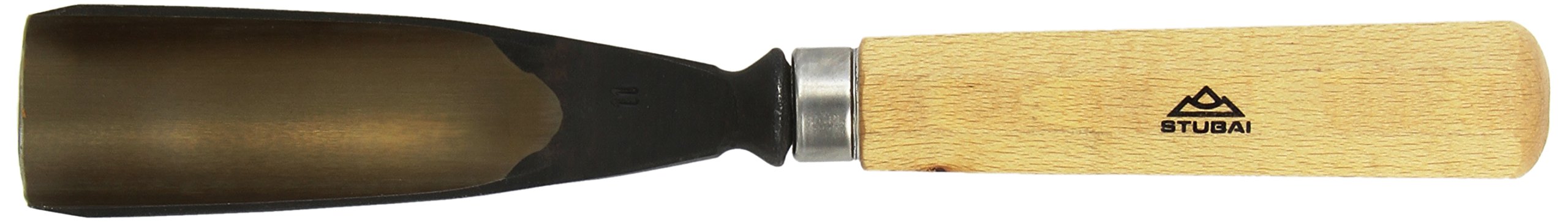 Stubai 521135 Type 11 with Wooden Handle Woodcarving Chisel, Gold/Beige, 35 mm