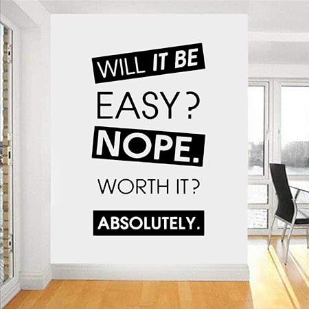 TTbaoz Zitat Kunst Wandaufkleber Für Küche Restaurant Aufkleber Büro