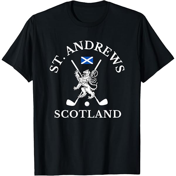 Amazon.com: St. Andrews Scotland Golf T-Shirt : Clothing, Shoes