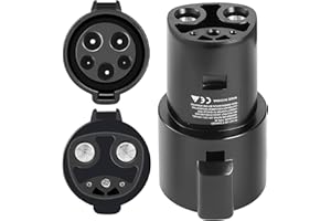 Acteam J1772 to Tesla Charging Adapter 80Amp 240V AC Tesla Adapter Compatible with Model 3, Y, S, X for Electric Vehicle Car Charger with Optimal Fit and Easy Setup