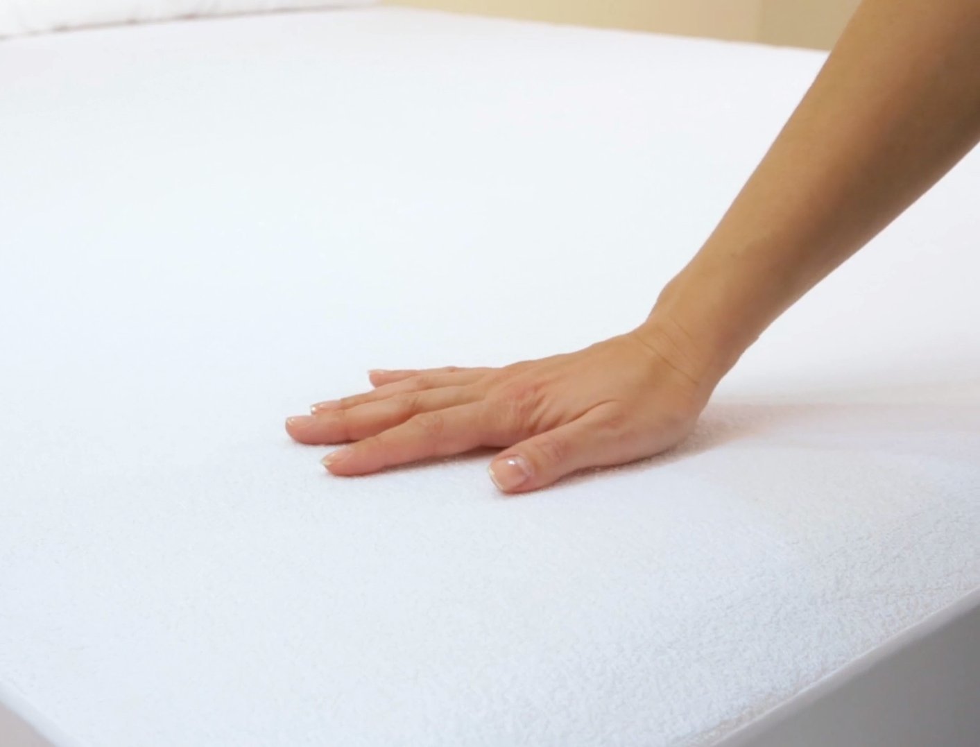 FANCY-FIX Premium Matratzenschoner 90x200cm – Matratzenauflage | 100% Hypoallergen, Wasserdicht und Atmungsaktiv | Oberfläche aus Frottee Baumwolle | Waschmaschinenfest | 90cm x 200cm