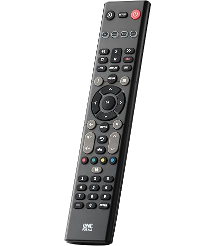 One For All URC1280 Telecomando Universale 8 In 1 – Sostituisci 8 Telecomandi In Uno! Nero