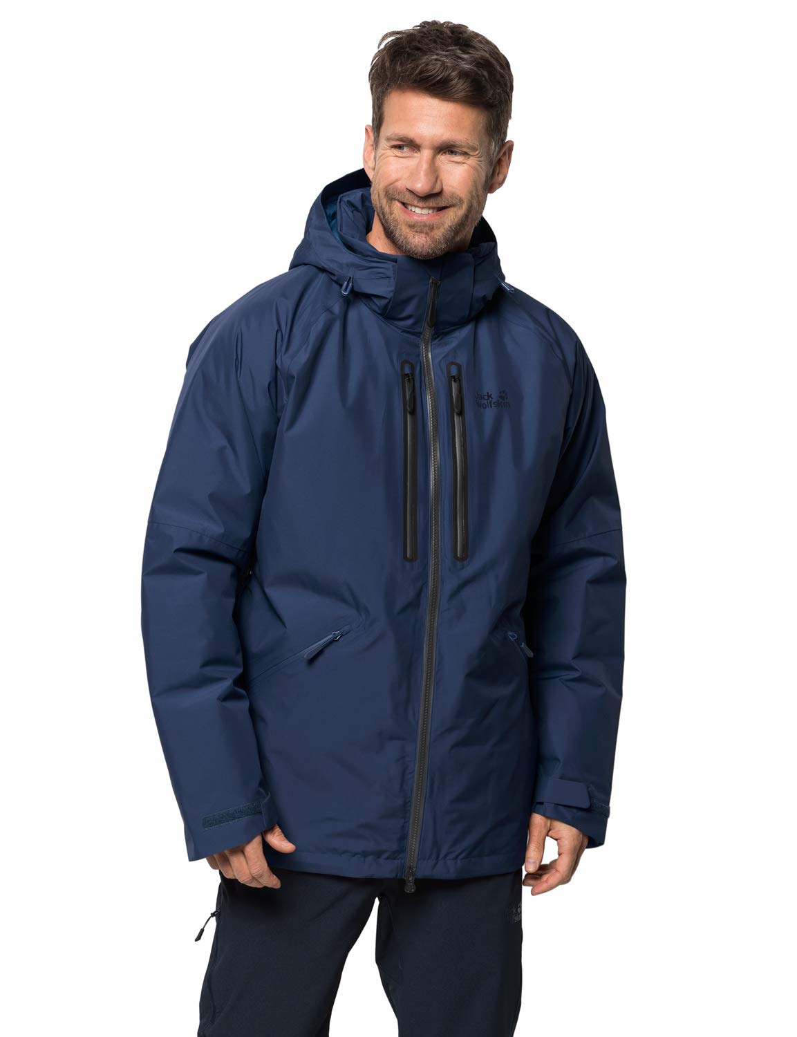 Jack Wolfskin Glen Canyon Parka M, Hombre, Dark Indigo, L