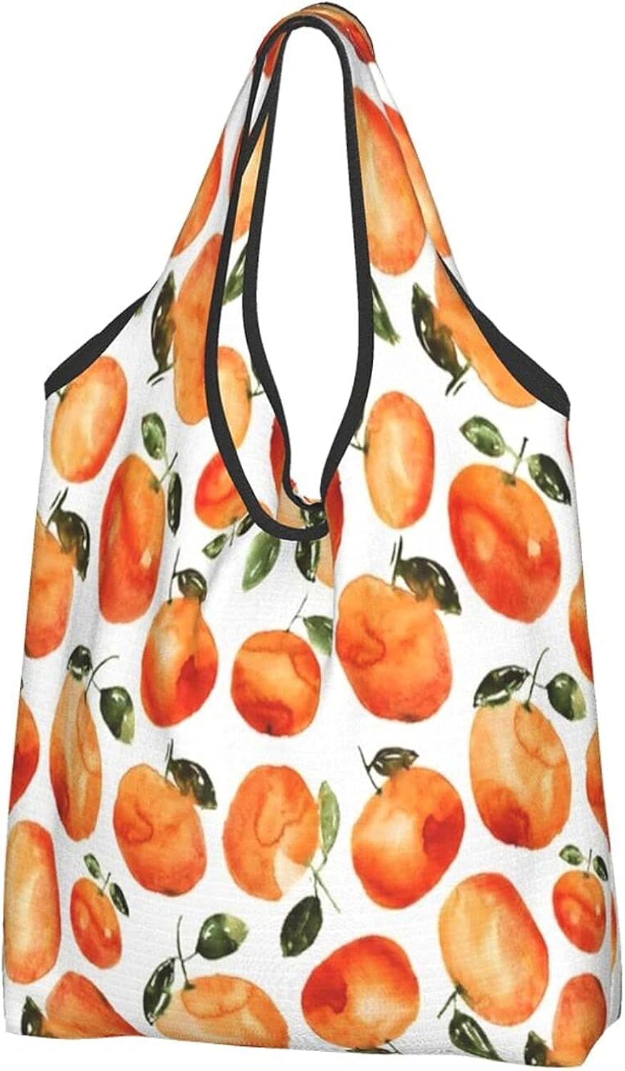 Women's Totes Tangerines Reusable Durable and lightweight Portable