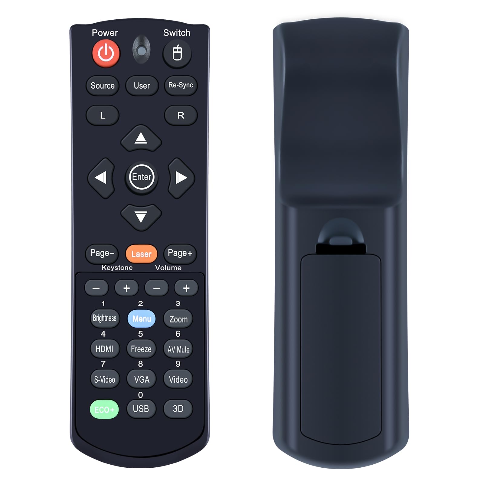 Repaced Remote Control for Optoma DLP Projector DX326 GT760 GT760A W303ST X305ST DW326E DX326 H180X W305ST X301 DX5100 S303 X303 W303 BR320 BR325