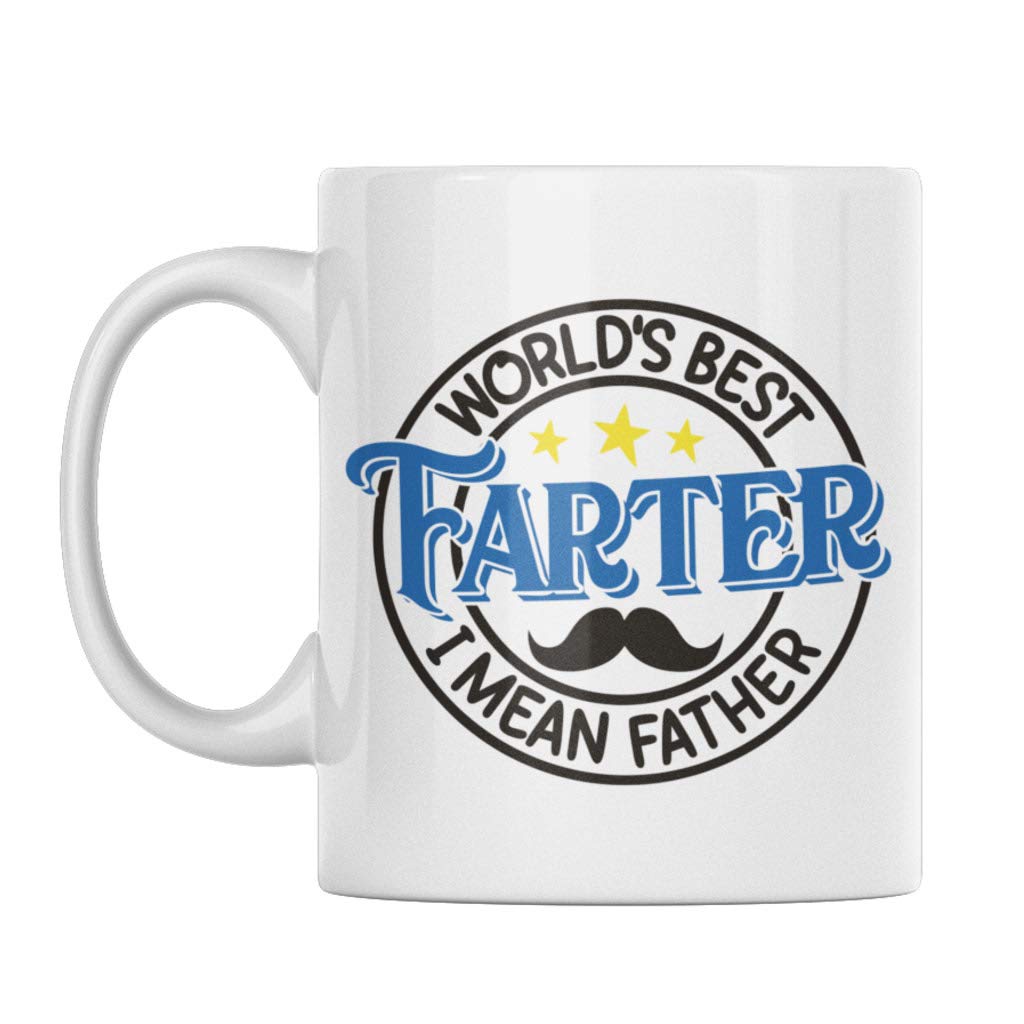 personalisedstore.co.uk Father’s Day Gift (World’s Best Farter) Ceramic 110z Mug