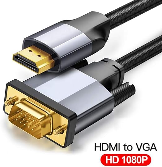 YWT HDMI a VGA, Cable de 6 pies HDMI a VGA bañado en Oro ...