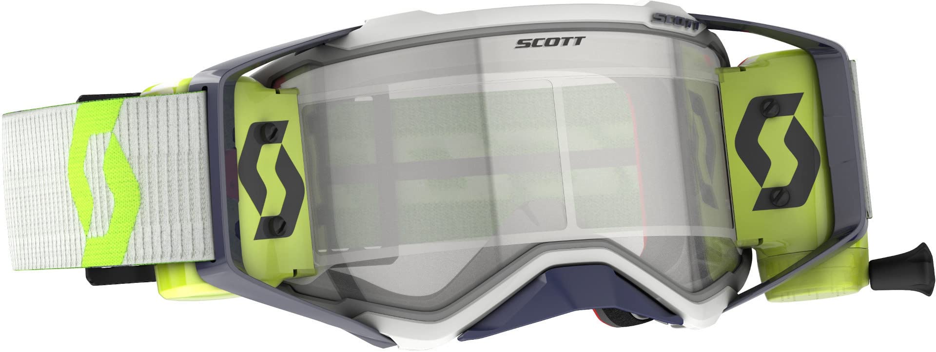 Scott Prospect WFS Duo Motocross Goggles (Yellow/Grey, One Size)