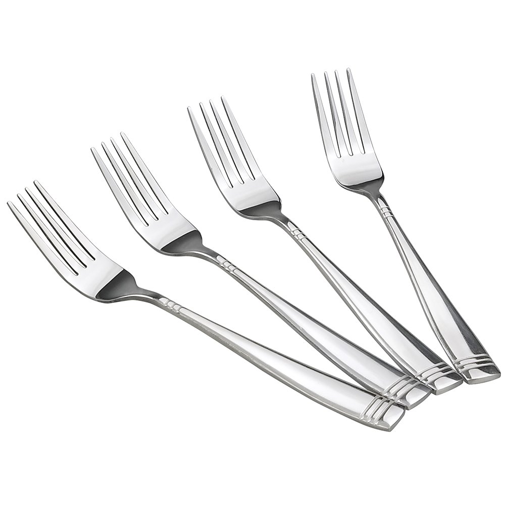 Obston Stainless Steel Dinner Fork, 8-Inch, Set of 12
