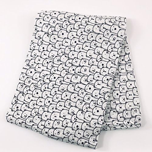 Bambino Land Bears Muslin Swaddle Blanket - Made from Bamboo