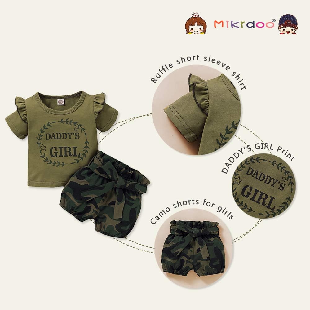 camouflage infant girl clothing