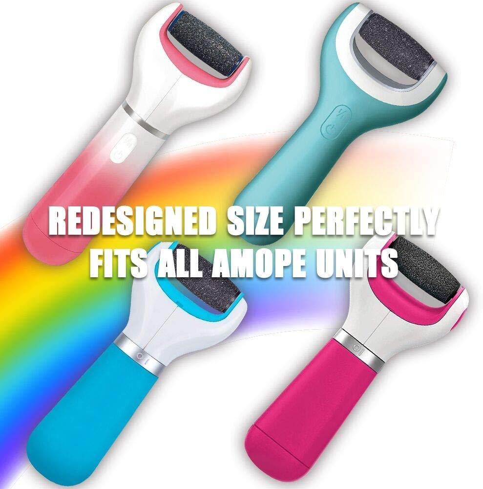 IMPROVED 5 Extra Coarse & 5 Regular Coarse Replacement Refill Roller for Amope Pedi Refills Electronic Perfect Foot File : Beauty