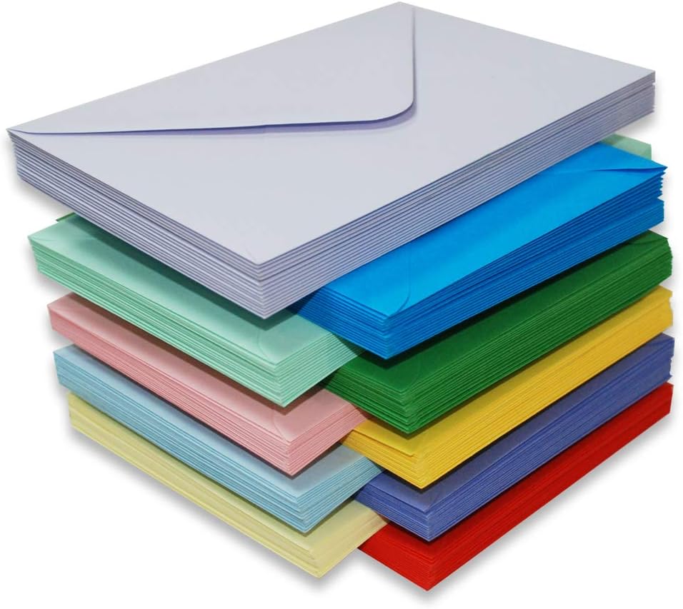 Craft UK 2281 150 C5 envelopes in Assorted colours Amazon.co.uk