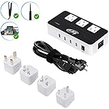 Key Power 230-Watt Step Down 220V to 110V Voltage Converter & International Travel Adapter/Power Converter with Type C Port 1