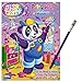 Lisa Frank Paint With Water Book with Green-Tip Paint Brush Coloring