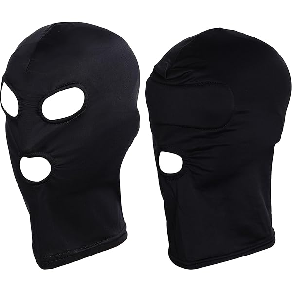 Amazon.com: Miayon 4Pcs Zentai Hood Mask Full Cover Spandex Hood