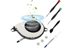 LXun New Replacement Internal Cooling Fan Compatible with Nintendo Switch HAC-001 NS 2017 Console, CPU Heatsink Cooler, Thermal Compound Paste and Repair Tool Kit, Screwdriver