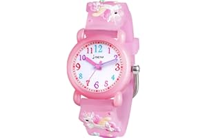 Vicloon Kids Watch, Analog Quartz Watches for Girls Boys, 3D Cartoon Toddler Watches with Comfortable Silicone Band Best Toys Gifts for Girls Boys Age 3-12