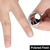 ASelected 20Pcs 30MM Polished Chrome Cabinet Knobs Round Mushroom Drawer Pulls view 5