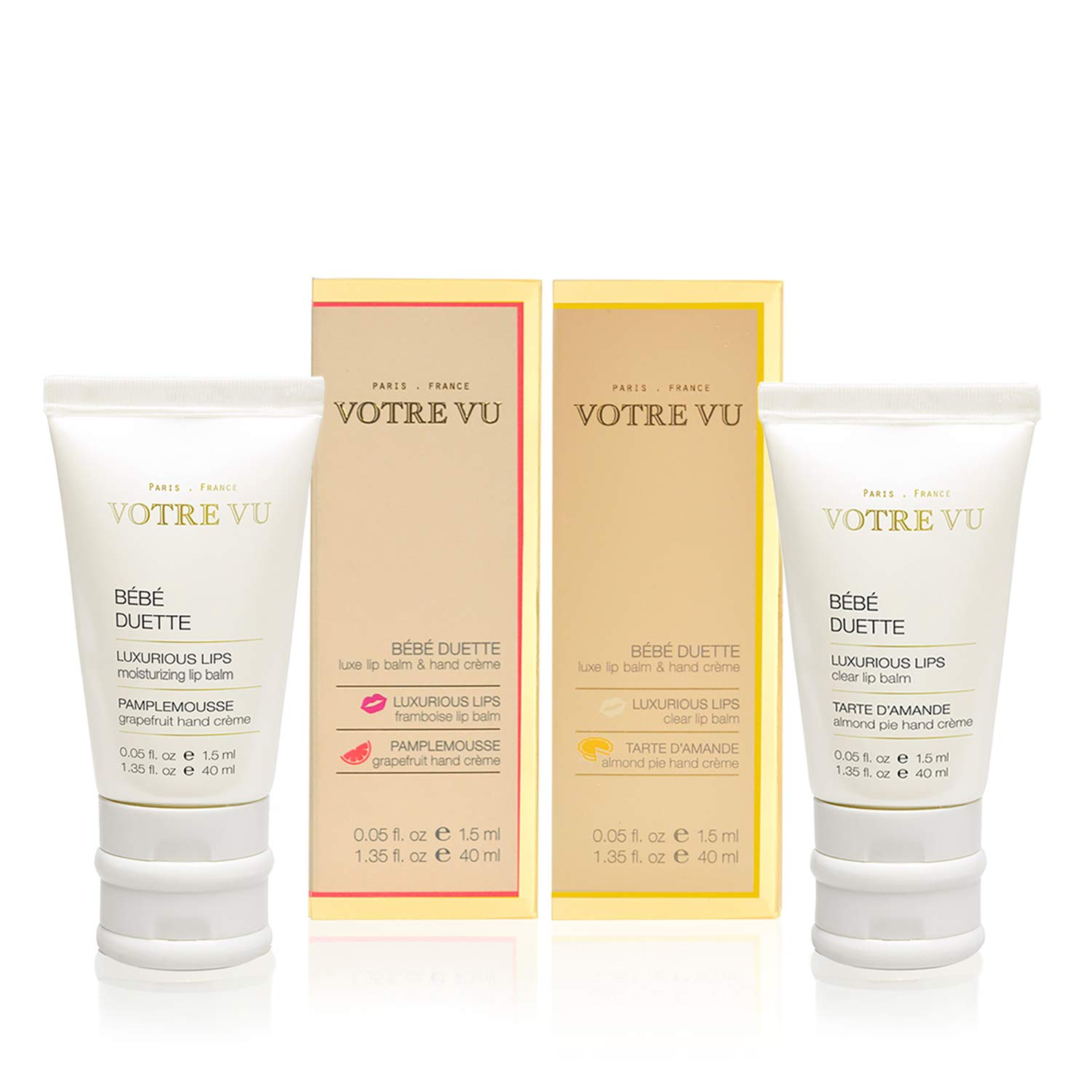 Hand Cream and Lip Balm Set - Valentine's Day Gifts for Her