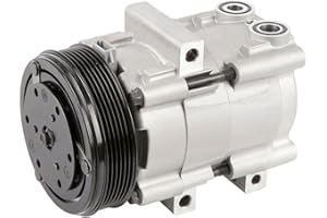 AC Compressor & 6-Groove A/C Clutch For Ford F150 F250 F350 F-150 F-250 F-350 Super Duty 4.6L 5.4L 6.8L - BuyAutoParts 60-017