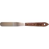 Albion Engineering Company 258-4S Classic Spatula, Stainless Steel, Hardwood Handle, 3/4" Wide Tip x 4" Long Blade