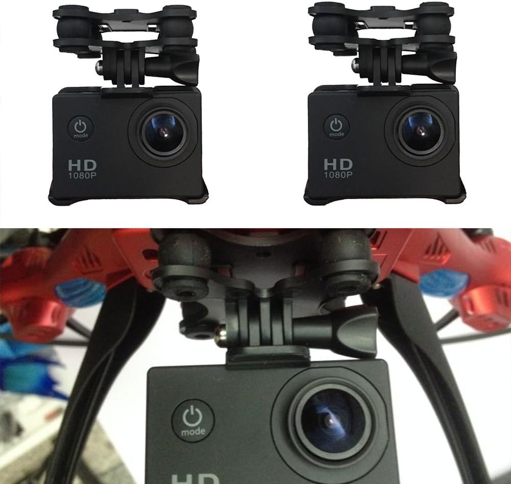 Cewaal Sport Camera Holder Frame Bracket with Gimble Gimbal For Syma X8C X8W X8G X8 RC Quadcopter Drone