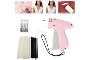 CARETHYS Quick Clothing Fixer,Stitch Gun,Quilt Tacking Gun,Mini Quick Repair Garment Sewing,Mini Stitch Hemming Gun for Clothes,Micro Tagging Stitch Tool for Clothing