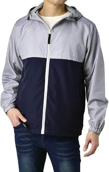 Amazon フラグオンクルー Flag On Crew マウンテンパーカー メンズ ウインドブレーカー ジャケット撥水 防花粉 C8d Ll 杢グレー ネイビー コート ジャケット 通販