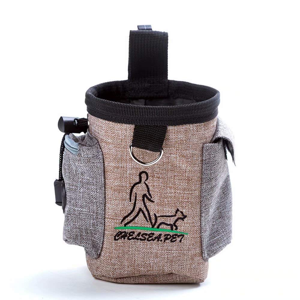 Drawstring Closure and Belt paloli Dog Treat Training Pouch Easily