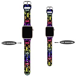 Compatible With Colorful Rainbow Dragonfly Apple