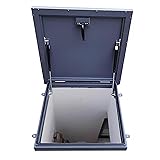 Galvanized Metal Rooftop Hatch, Rainproof Attic