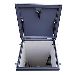 Galvanized Metal Rooftop Hatch, Rainproof Attic
