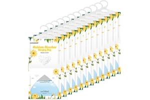 CANAGER Moisture Absorber -12 Pack,Fresh Scent Hanging Humidity Bag,Home,Car, and Closet Dehumidifiers(12.5OZ).