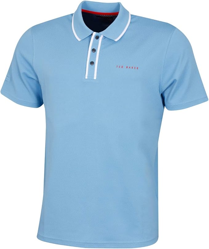 Ted Baker Mens 2020 Bunka Stretch Quick Drying Technical Golf Polo Shirt: Amazon.co.uk: Clothing