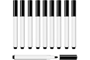 Black Refill Drawing Pens Compatible Kids Smart Drawing Robot, Replacement Markers for Auto Sketching Machine ﻿" (10-piece)