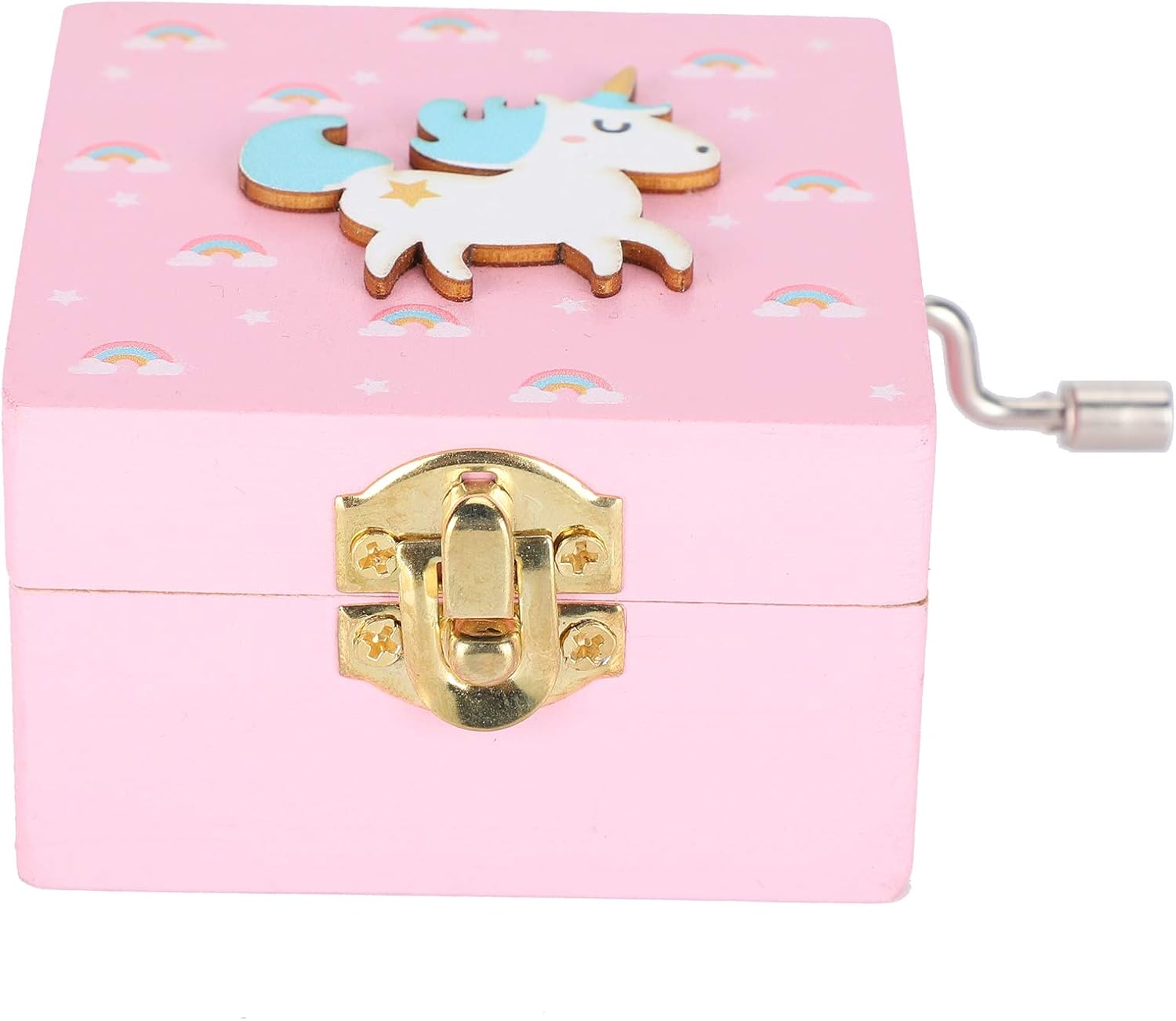 Pokerty9 Wooden Music Box, Music Box Gift Music Boxes for Girls, Hand