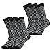 SUTTOS Men's Casual Custom Elite Funky Patterned Crew Dress Socks,2-12 Pairs