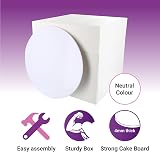 Culpitt 10" Tall Cake Box & Board Set for Tiered Cakes - Premium Quality view 2
