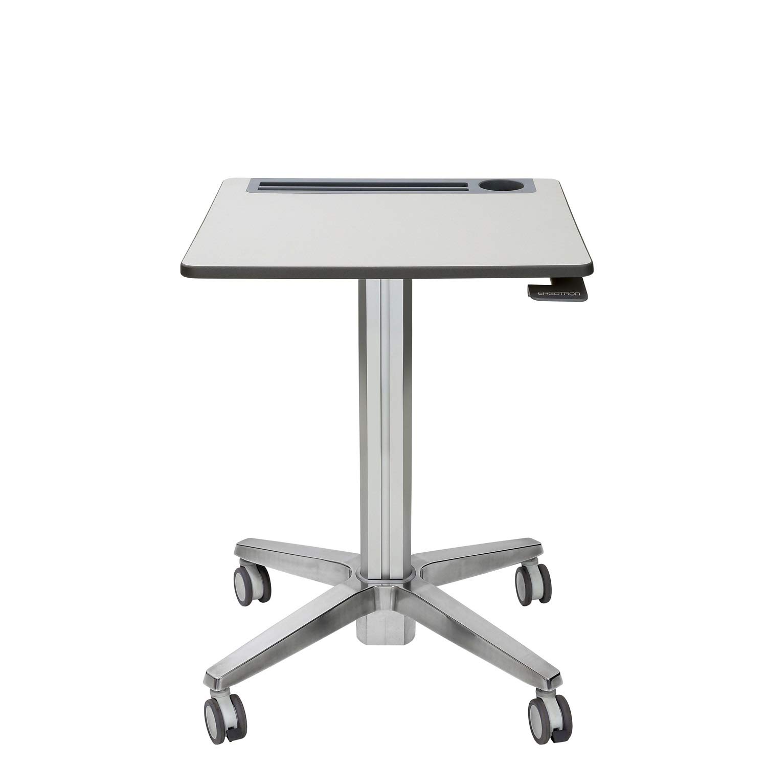 Ergotron 24-547-003 LearnFit Sit-Stand Desk - Table - Mobile - School - Rectangular - White Silver
