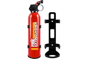CERMUG Fire Extinguisher, Car Fire Extinguisher with Mount, 4 in 1 Portable Kitchen Fire Extinguisher for A, B, C, K Category, 620ml Mini Water-Based Fire Extinguisher for Car Truck Boat Home Office(1pcs)