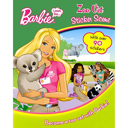 Barbie I Can Be Zoo Vet Sticker Scene
