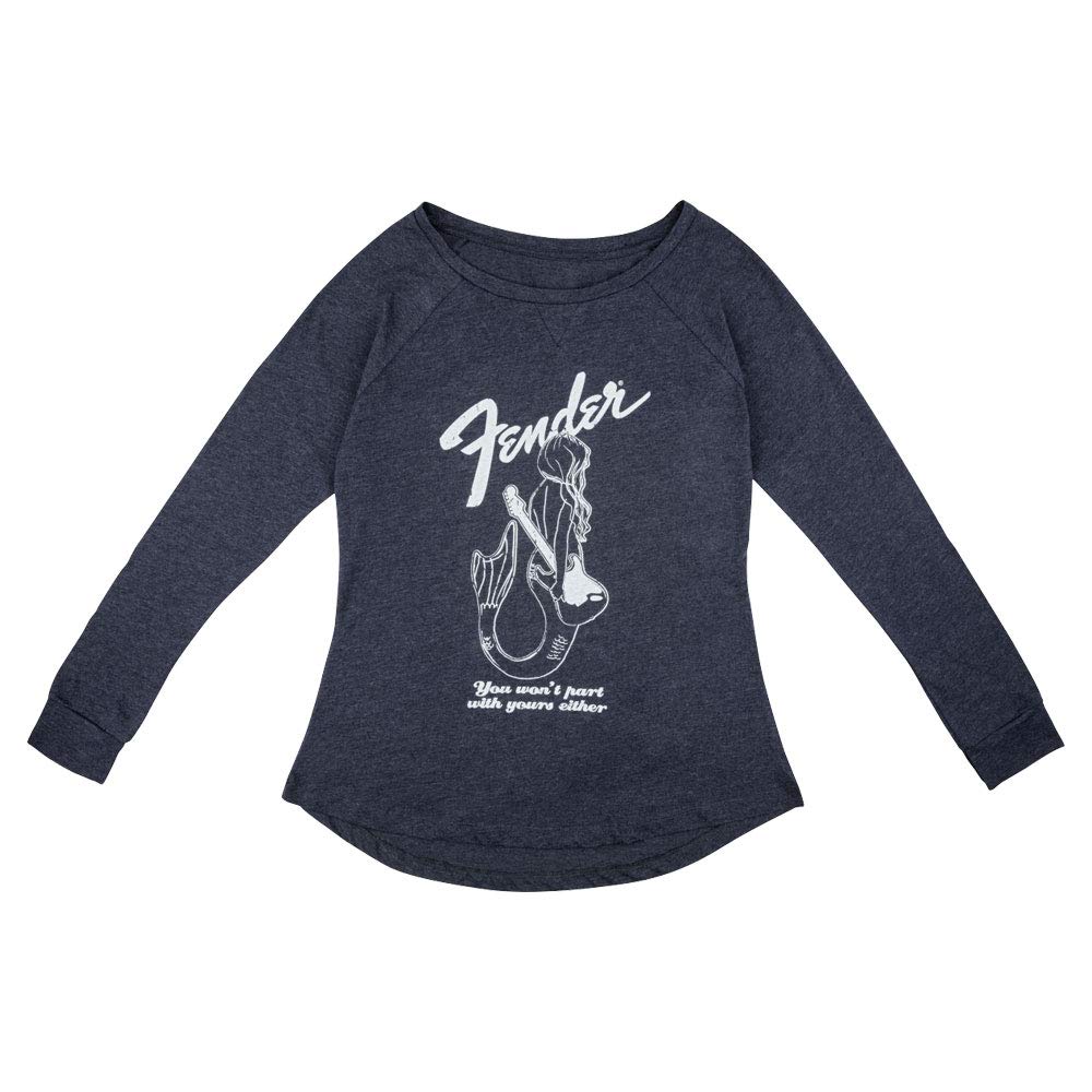 Fender© "Mermaid" Women's Long Sleeve - Size: M - Color: Navy Blue