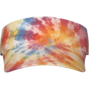Graffiti Sun Visor Cap for Women Men Adjustable Sports Visor Hat Summer Beach Hat Open Top Tennis Golf Running Cap