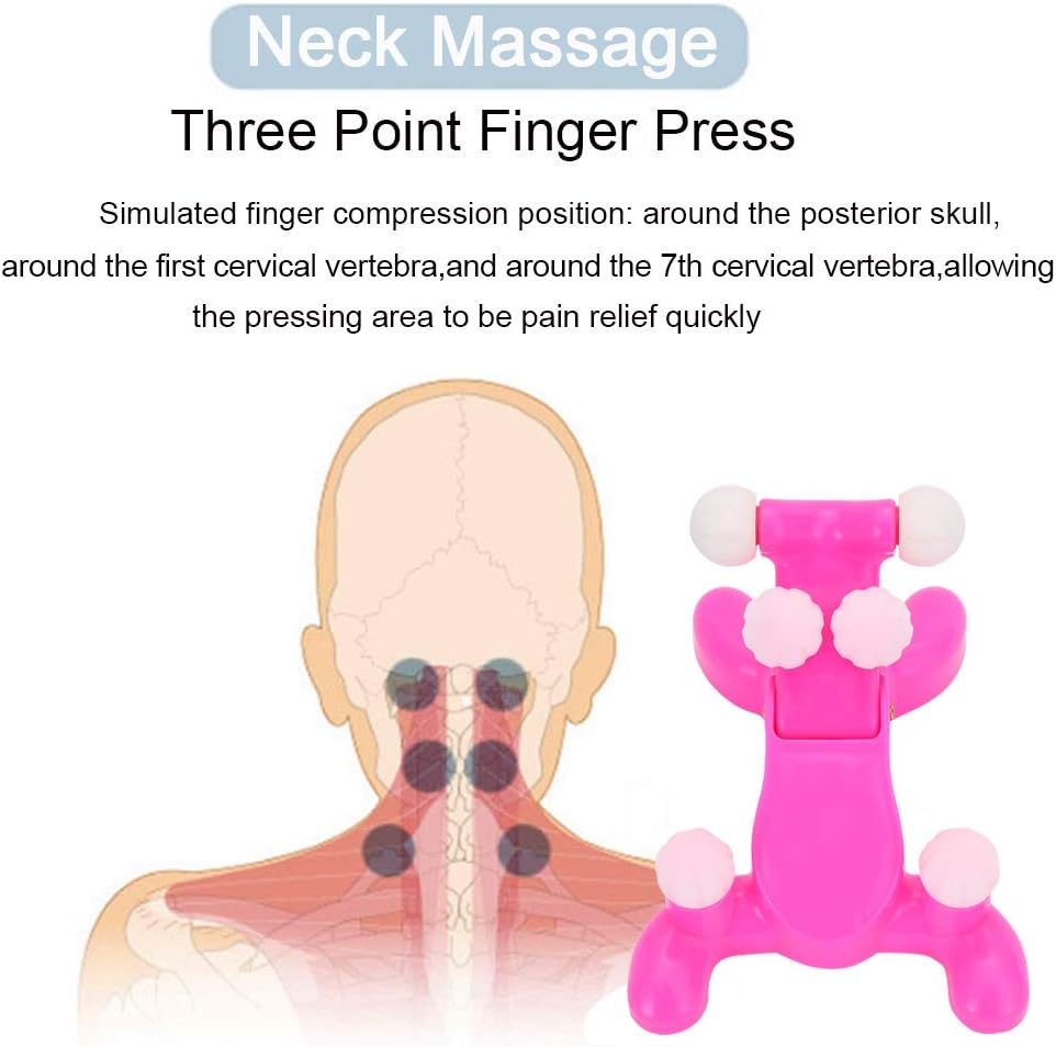 Cervical Spine Alignment Chiropractic Pillow,Neck and Head Pain Relief Back Massage Traction Device Support Relaxer, Tension Headache Relief, 6 Trigger Point Therapy, Improved Mobility: Furniture & Decor