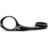 K-Edge Max XL (35.0mm) Bicycle Computer Mount, for Garmin, Black | Garmin Max XL Mount With Edge 1050 Fit, 35mm Clamp, CNC Aluminum Construction, And Lightweight 50g Design