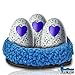 Black & White Label Company - Nest for Hatchimals Wow & Hatching Dragons - Egghead Bed Nesting 6.5” Fleece Egg Accessory Holder - for Use with Hatchimals Eggs LOL FurReal Interactive Toys - Blue