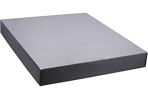 Golden State Art, Archival Storage Box, Acid-Free Drop Front Museum Box with Metal Edge for Storing Artwork Photos Documents 