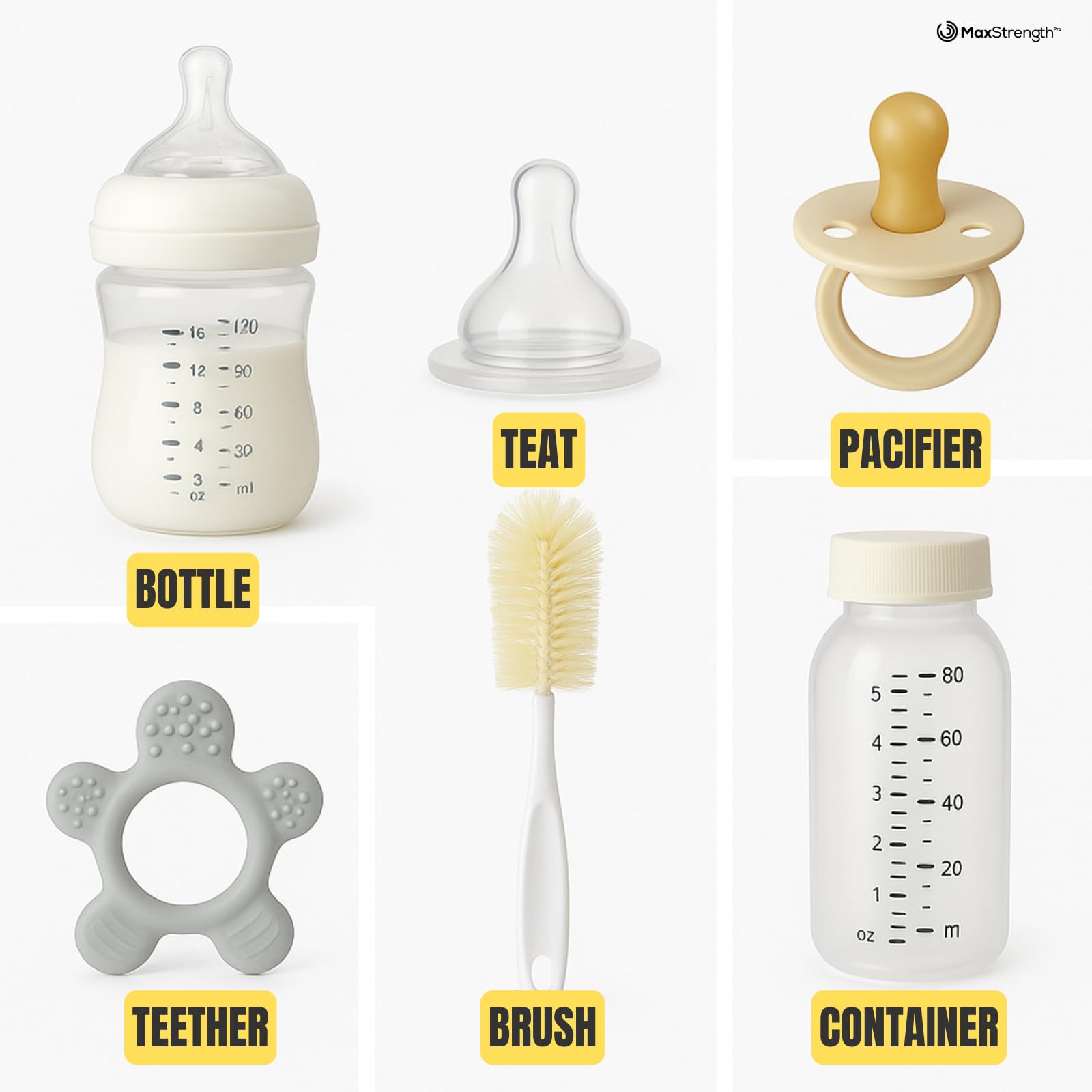 Microwave Steam Sterilizer Bags 20pc for Baby Bottles, Soothers, Teethers, Breast Pump Parts, Training Cups, Accessories, Reusable Large Bags, 20 Uses Per Bag, Easy Tracking System